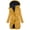 Yellow, variant on Women's Long Winter Puffer Coat, Waterproof Warm Parka, Fleece Lined Down Jacket, Faux Fur Hood Parka Quilted Puffer Coat Trendy Fashion Overcoat(White,S)