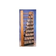thumbnail image 1 of Wood Shed Solid Oak 9 Row Dowel CD Rack, 1 of 4