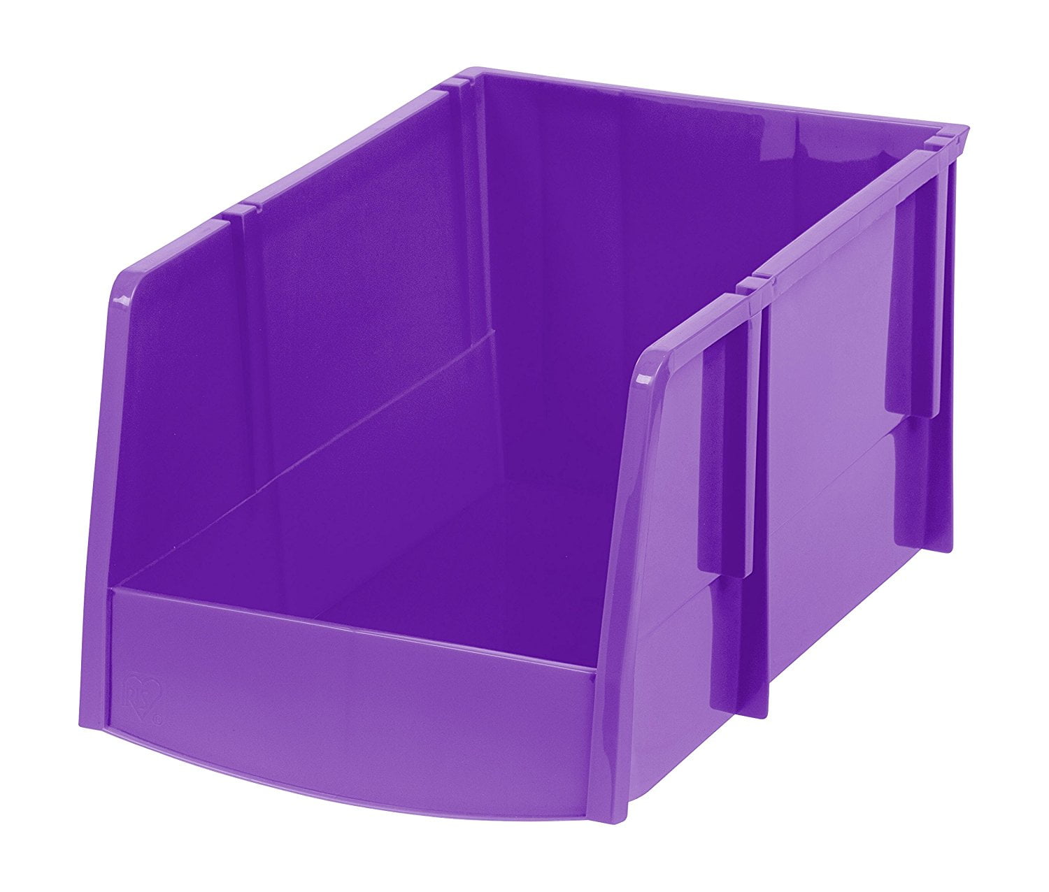 IRIS Jumbo Storage Bin, Purple, 6 Pack
