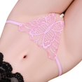 thumbnail image 2 of Lefu String Femme Dentelle Sexy sous-Vêtements Taille Basse Grande Taille String Perle Brodée, 2 of 3