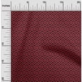 thumbnail image 1 of oneOone Tissu Popeline Sergé Coton Bio Chevron Ikat Imprimé 1 Yard 42 Pouces de Large, 1 of 4