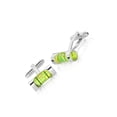thumbnail image 3 of West Coast Jewelry Men's Polished Working Level Silver Tone Cufflinks, 3 of 4