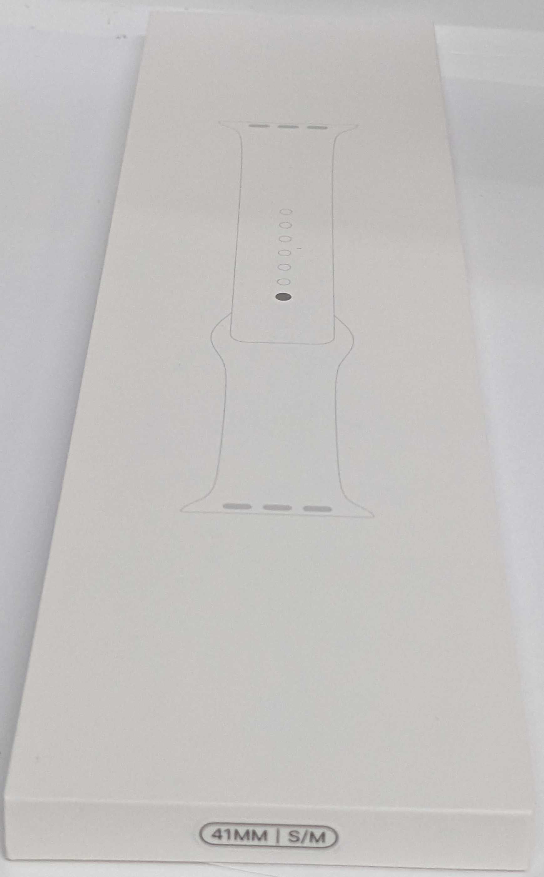 Genuine Apple Watch Band Sport Band (41mm)White S/M (Fits 130mm–180mm  wrists )