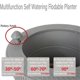 thumbnail image 2 of Outdoor or Indoor Flower Pots with Self-Watering Function,Gray, 2 of 5
