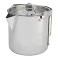 thumbnail image 1 of Olla de agua de acero inoxidable, tetera portátil para acampar al aire libre de 1,2 L, estética elegante Jadeshay A, 1 of 8