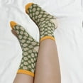 thumbnail image 2 of 5 Pairs Casual Cotton Socks Colorful Floral Crew Socks Pack for Women Ankle Socks Multipack, 2 of 9