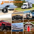 thumbnail image 3 of TAPDRA All Weather Extension Cord Waterproof Sealed Cover 15A 125V Rating For RV Camper Boat Trailer Outdoor Power Connection, 3 of 8