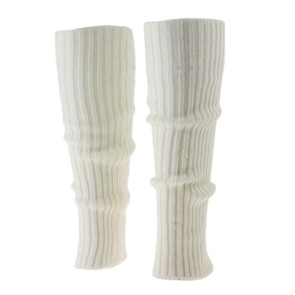 's Leg Warmer Crochet Leggings Dance Boot Socks White