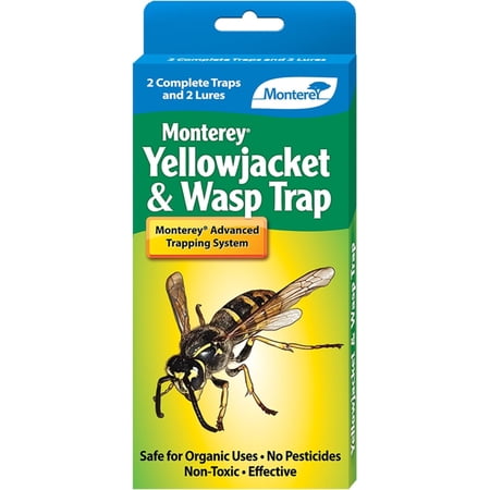 Monterey Disposable Non-Toxic Yellowjacket & Wasp Traps 2 Pack