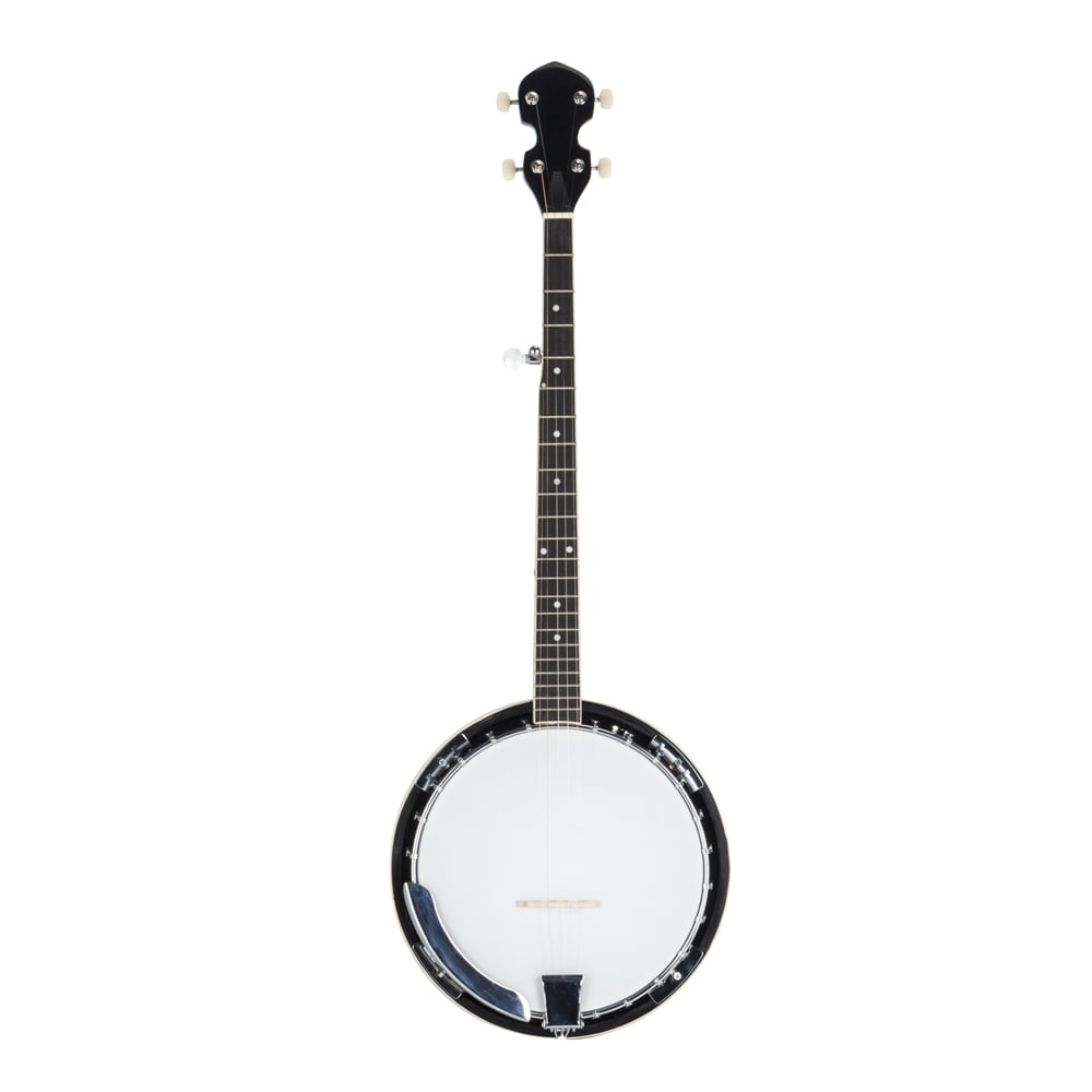 Kepooman Top Grade Exquisite Professional Wood Metal 5-string Banjo -White & Wood Color