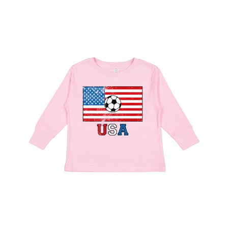 

Inktastic USA Soccer Gift Toddler Boy or Toddler Girl Long Sleeve T-Shirt