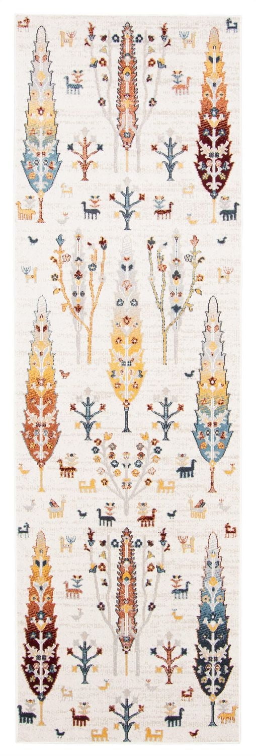 ECARPET Washable Boho Chic Area Rug for Bedroom, Living Room