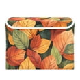 thumbnail image 7 of Yayeee Collapsible Cube Storage Bin with Lid Fabric Closet Decorative Basket with Handles, Colorful Leaves, 7 of 7