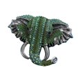 thumbnail image 3 of Vintage Broche Pin Cabeza Solapa Pin Broches Mujeres Hombres Regalos Verde Yinane Broche, 3 of 8