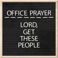 thumbnail image 2 of Villa, Mlli 26x26 Gold Ornate Wood Framed with Double Matting Museum Art Print Titled - Office Prayer, 2 of 4