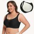 thumbnail image 4 of JAKANYQ Ladys' Bras Non Wired Bra Padded Full Cup Bra Wireless With Padding Seamless Bustier Bra Soft Comfy Breathable, 4 of 6
