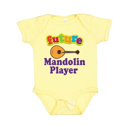 

Inktastic Future Mandolin Player Music Gift Gift Baby Boy or Baby Girl Bodysuit