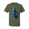 thumbnail image 2 of Wild Bobby, Werewolf Woods in the Night Scary Horror, Pop Culture, Men Graphic Tees, Military Green, X-Large, 2 of 3