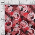 thumbnail image 2 of oneOone Cotton Poplin Twill Red Fabric Abstract Craft Projects Decor Fabric Printed By The Yard 56 Inch Wide, 2 of 5