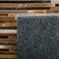 thumbnail image 6 of SAFAVIEH Studio Leather Bernadette Striped Area Rug, Ivory/Brown, 4' x 6', 6 of 10