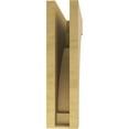 thumbnail image 4 of 6"W x 24"D x 24"H Thin Rivera Rough Cedar Woodgrain TimberThane Corbel, Primed Tan, 4 of 6