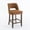 Orange, variant on Vknow Furniture Bar Stools Set of 4, 26" Upholstered Counter Height Bar Stools, Modern Counter Stools with Wood Legs for Kitchen Island Dining Room Bar,Orange