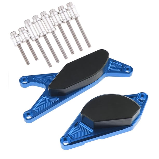 Protector deslizante Blue Engine Case Crash Pad para Suzuki GSR750 2015-2018 Azul Baoblaze Deslizador del cojín de bloqueo de la cubierta del motor