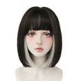 thumbnail image 1 of Adjustable Short Hanging Ears Dye Wig, Breathable Hairnet,Texture, Fluffy and Soft, 13in, 1 of 8