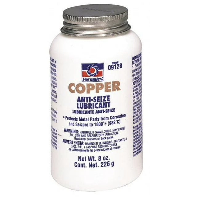 Permatex 09128 High Temperature AntiSeize Lubricant 8 oz Bottle