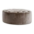 thumbnail image 2 of 16.5" MDF and Velour Ottoman Tufted with Artificial Crystals, 2 of 3