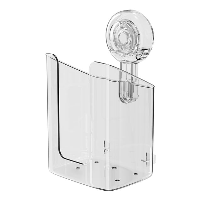 Dispensador Toallitas Pared Con Soporte para Ventosa Baño () Blanco