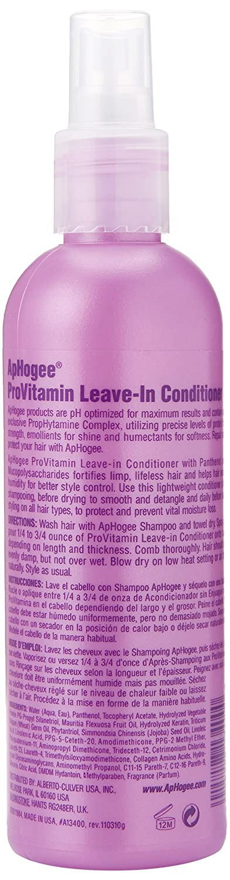 Aphogee Pro-Vitamin Leave-In Conditioner, 8 oz (Pack of 2)