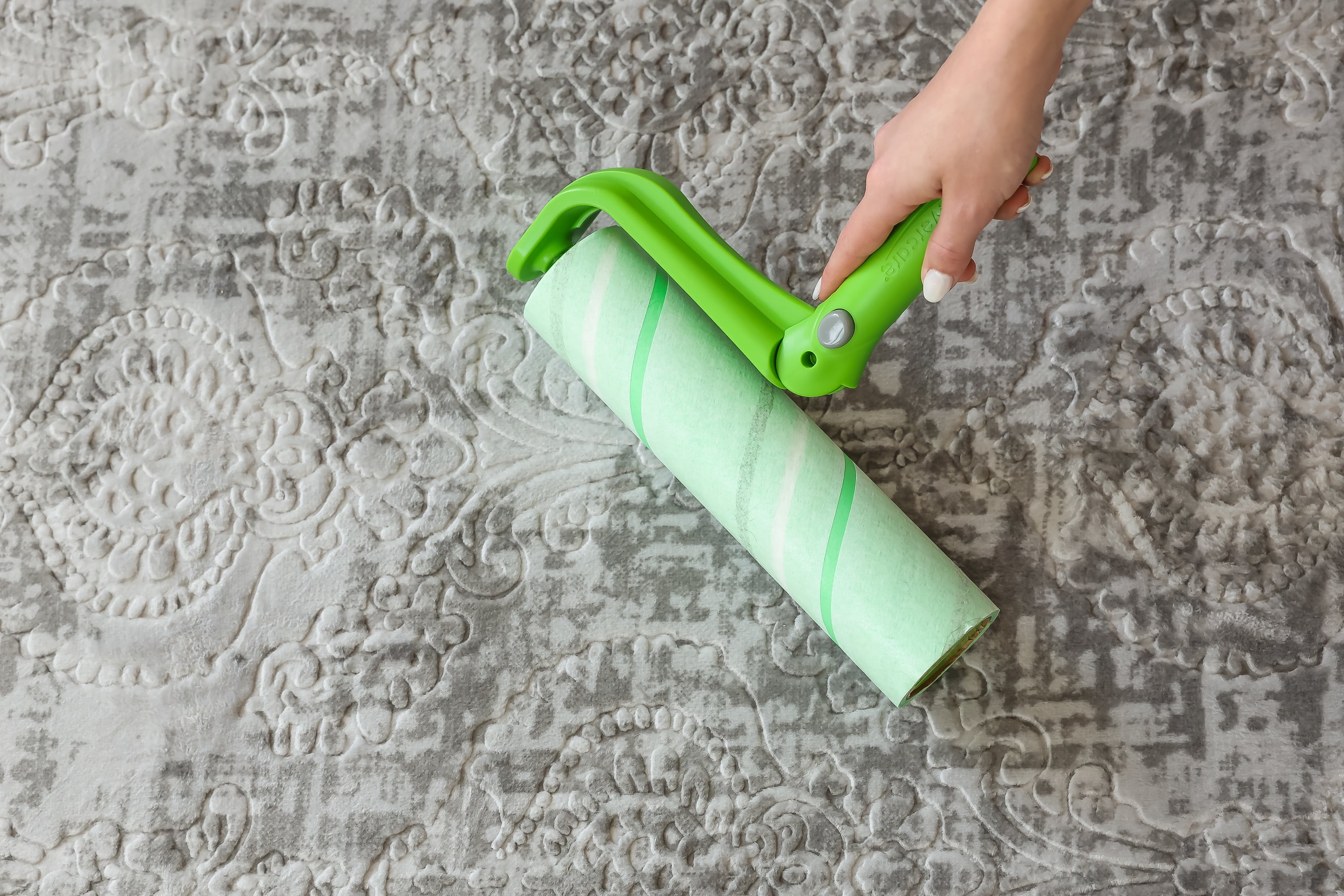 Evercare Mega Handheld Lint Roller – 50 Sheets per Roll, 10" Wide Sheets, Refillable, Extra Sticky, Foldable Handle, Furniture, Clothing, Pets, Crafts, Travel