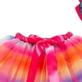 thumbnail image 3 of Kogui Tutu for Girls Layered Ballet Tulle Rainbow Tutu Skirt for Little Girls Dress Up 5T 8T (Hot Pink,5-8 Years), 3 of 3