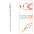 thumbnail image 3 of Unique Bargains 1 Pc Durable Handbag Chain Strap 14.57" Colorful Acrylic, 3 of 5