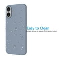 thumbnail image 5 of Apple iPhone 16 Shockproof Silicone Case, Rugged Soft Gel Rubber Cover, Ultra Slim Anti-Scratch Design with Microfiber Lining, Protective Phone Case for iPhone 16-Gray, 5 of 7