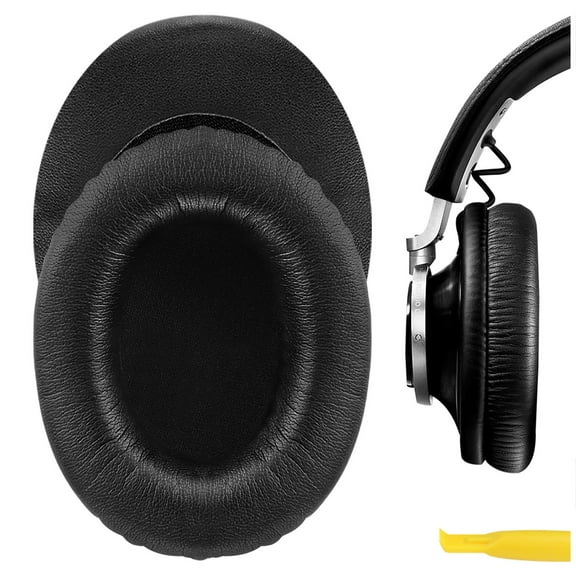 Geekria QuickFit Replacement Ear Pads for Philips L1, L2, L2BO Fidelio Headphones Ear Cushions, Headset Earpads, Repair Parts (Black)