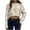Pink, variant on Cropped Sweaters for Women Soft Round Neck Long Sleeve Pullover Tops Fashion Plaid Printed Knitted Shirts