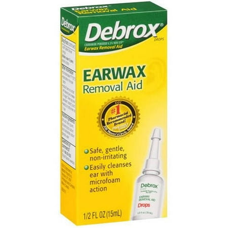 Debrox Earwax Removal Aid, .5 OZ (Pack of 4)