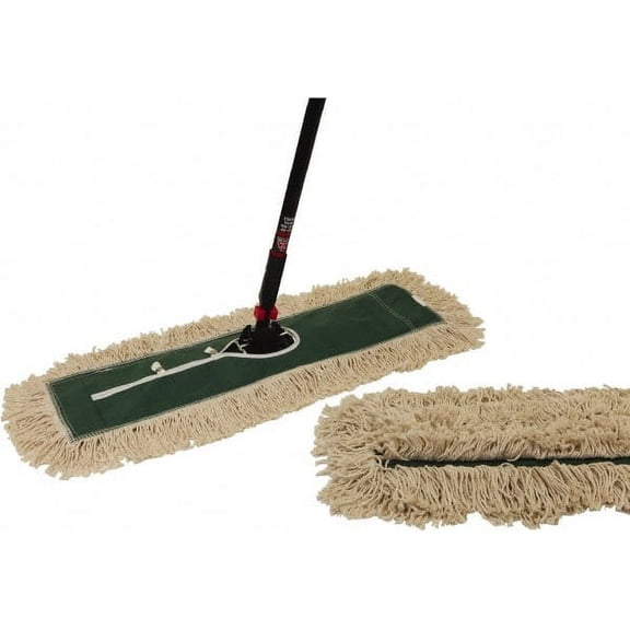 O-Cedar Dust Mop Kit MaxiDust - Cotton & Metal, Dry - 2 Kits, 3-Piece, 60" x 36" — Residential Use, Standard Application