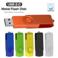 thumbnail image 2 of Clé Usb 2.0 4 Go 8 Go 16 Go Pendrive 32 Go Clé Usb 64 Go Clé Usb en Métal Mémoria Usb Orange 4 Go, 2 of 6