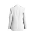 thumbnail image 5 of Perfectbot Women's Notch Collared Blazer 2 Button Long Sleeve Suit Jacket Office Business Outfits, 5 of 8