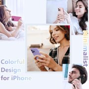 Compatible with iPhone 13 Pro Case, Premium Silicone Upgraded [Camera Protection] [Soft Anti-Scratch Microfiber Lining] Phone Case for iPhone 13 Pro 6.1''- Light Purple