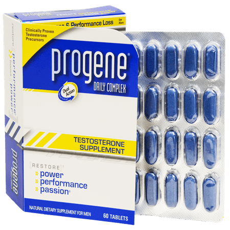 Supplements Increase Testosterone Levels (Progene® 60ct Testosterone Supplement - Doctor recommended with clinically proven testosterone precursors - Increase levels for more energy, muscle & libido - Tribulus, Tongkat Ali,)