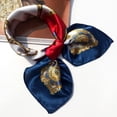 thumbnail image 2 of Polyester Floral Printed Scarf, Fashion Women Square Head Scarf Wraps Scarves Ladies Printed Kerchief Neck Scarf, 2 of 2