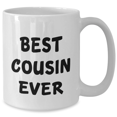thumbnail image 2 of Funny Cousin Gifts from Family for Best Cousin Ever White Coffee Mug, 11oz or 15oz, Father's Day Unique Gifts, 2 of 4