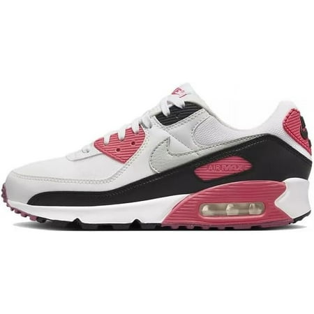 Women's Nike Air Max 90 White/Light Silver-Aster Pink (DH8010 105) - 8