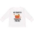 thumbnail image 3 of Inktastic Thanksgiving Thankful Family Boys or Girls Long Sleeve Toddler T-Shirt, 3 of 5