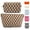 Brown, variant on Pakyozj 2 Pieces Travel Makeup Bag, Checkered Cosmetic Bag Make Up Organizer Case for Women, Small Toiletry Bag Skincare Pouch for Toiletries Accessories Brushes