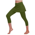 thumbnail image 2 of Skirted Legging for Women, Yoga Legging with Skirts &Women Tennis Leggings Clothes Pockets, 2 of 6